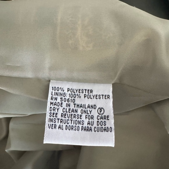 LE SUIT Women VintageGreen Striped Button Down Blazer Jacket w/Skirt-Sz 10 (NEW) - Picture 9 of 16